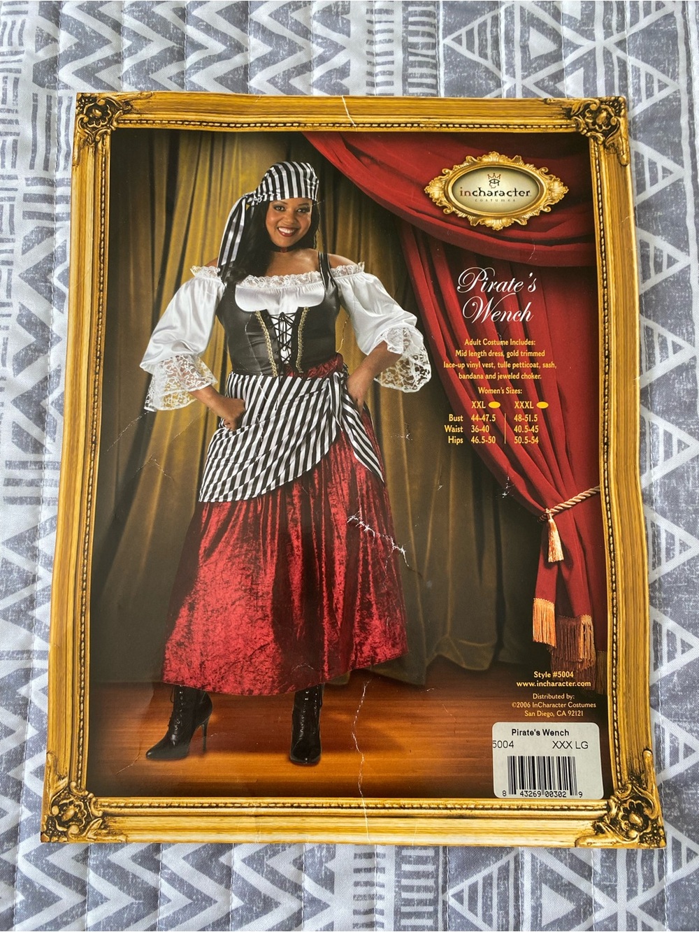 Pirate's Wench Costume (w/extra pieces) 3X